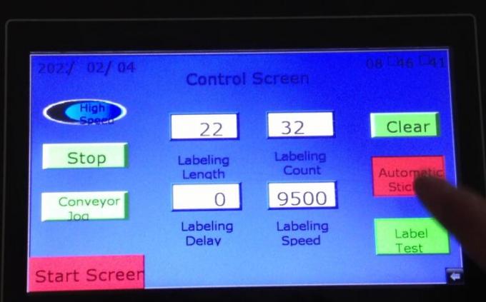 1000 mm × 450 mm suurused lamekotid, automaatne lameda pinnaga siltide aplikaator ülemisele küljele