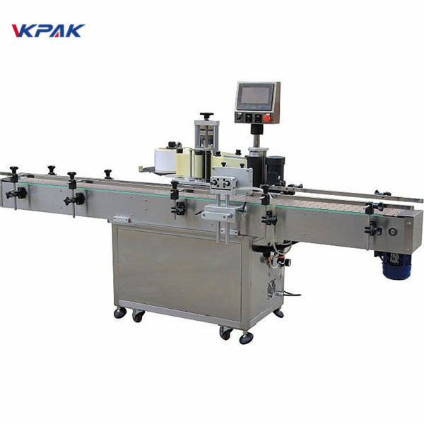 Automaatne õli vertikaalne isekleepuv ümmargune pudeli sildistamise masin