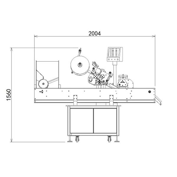 Kiire täisautomaatne viaali sildistamise masin väikese pudeli jaoks