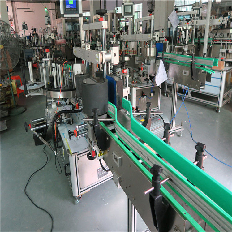 Hiina kahepoolse isekleepuva kleebise pudeli sildistamise masin 190 mm kõrgusega Max tarnija