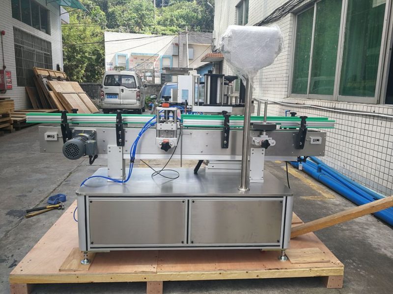 Hiina orienteeritud ümarpudeli / konteineri / purgi tarnija ümbritsev märgistamissüsteem