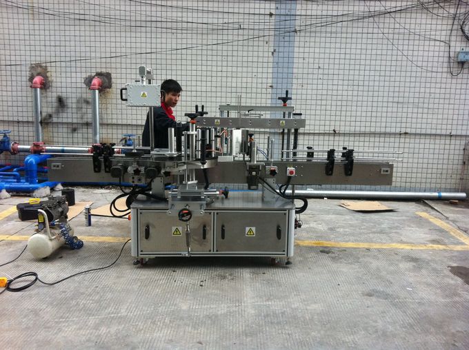 Täisautomaatne kleepuv ümmargune pudeli märgistamise masin lemmiklooma pudelitele ees ja taga