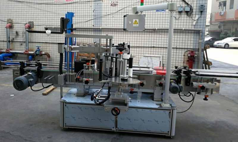 Hiina kahepoolse kleebise elliptiline ovaalne pudel automaatne sildimisseade 1200W tarnija